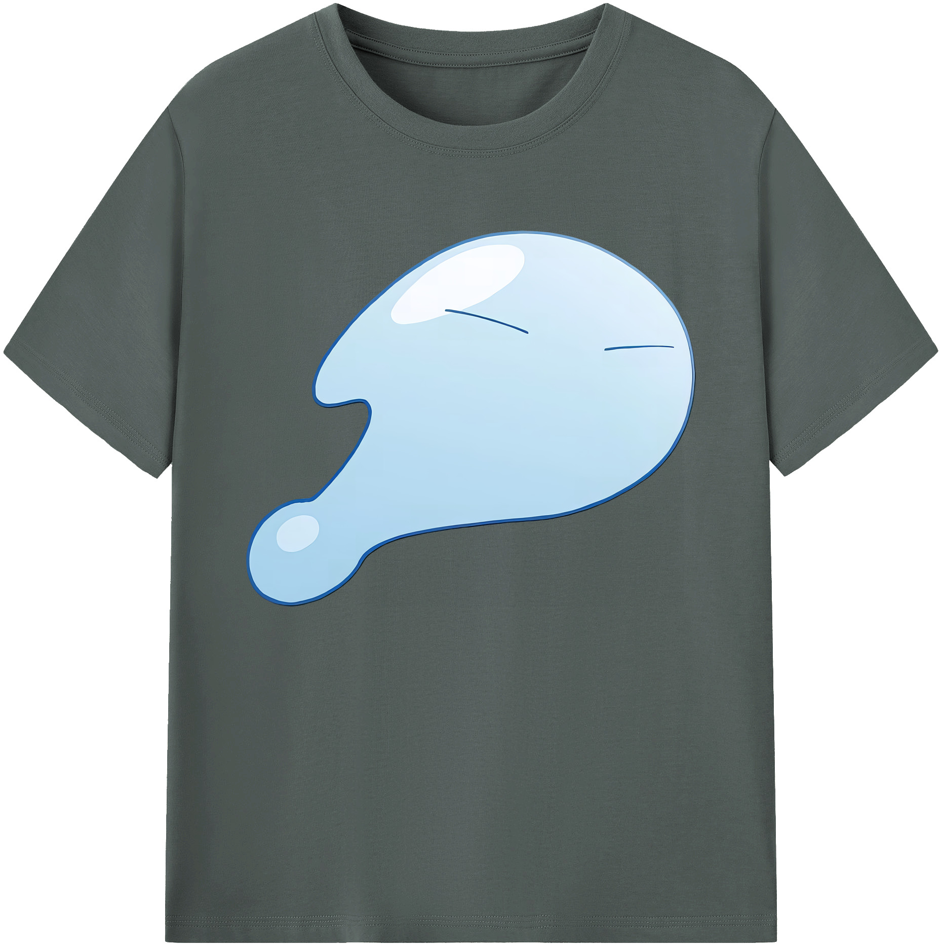 （画像用） 転スラ Regarding Reincarnated to Slime 綿100％ メンズ半袖Tシャツ｜肌触りやわらか＆通気性